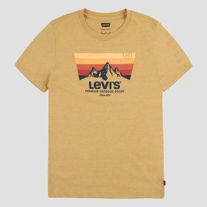 New! Boys Levi's Short Sleeve Graphic Tee - Yellow